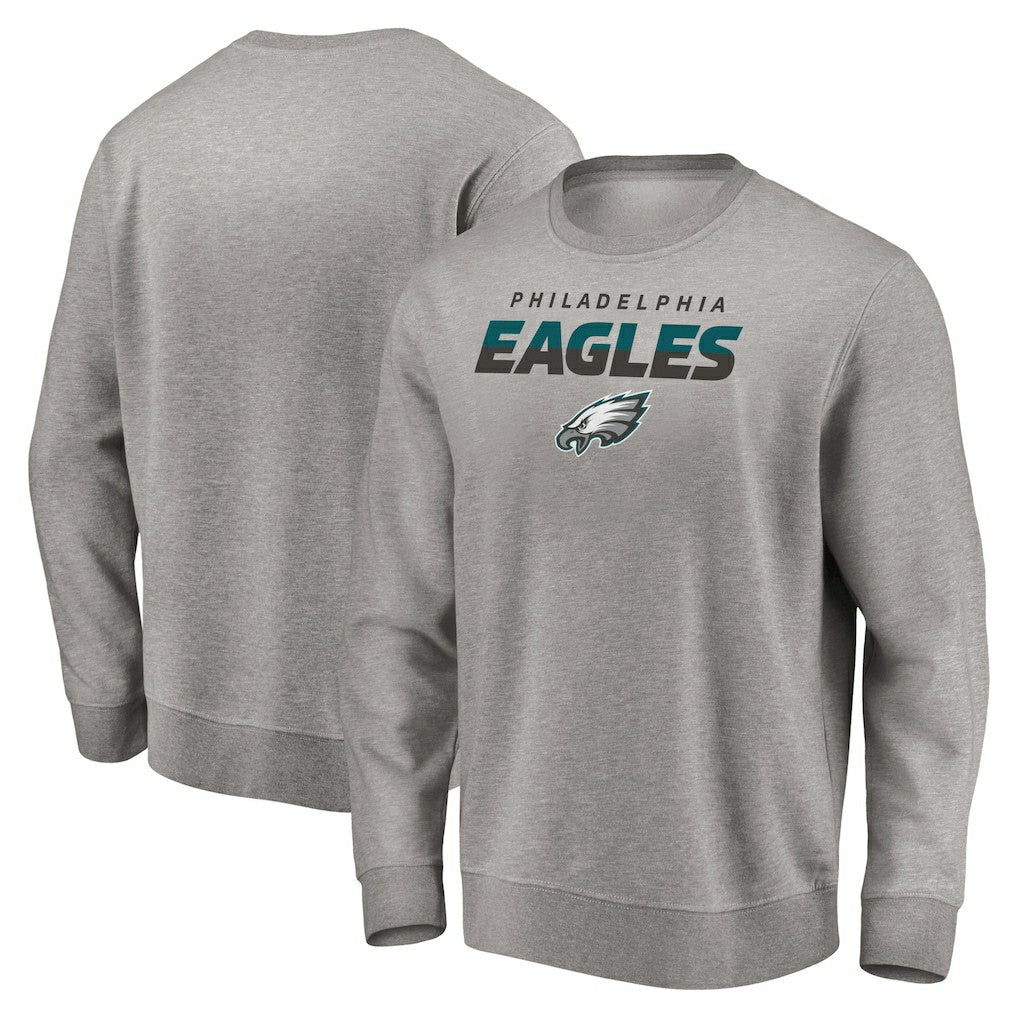 Philadelphia Eagles Elevate Play Pullover Sweatshirt Gray | NFL