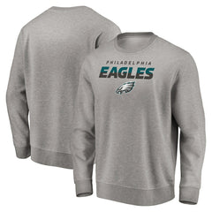 Philadelphia Eagles Elevate Play Pullover Sweatshirt Gray | NFL