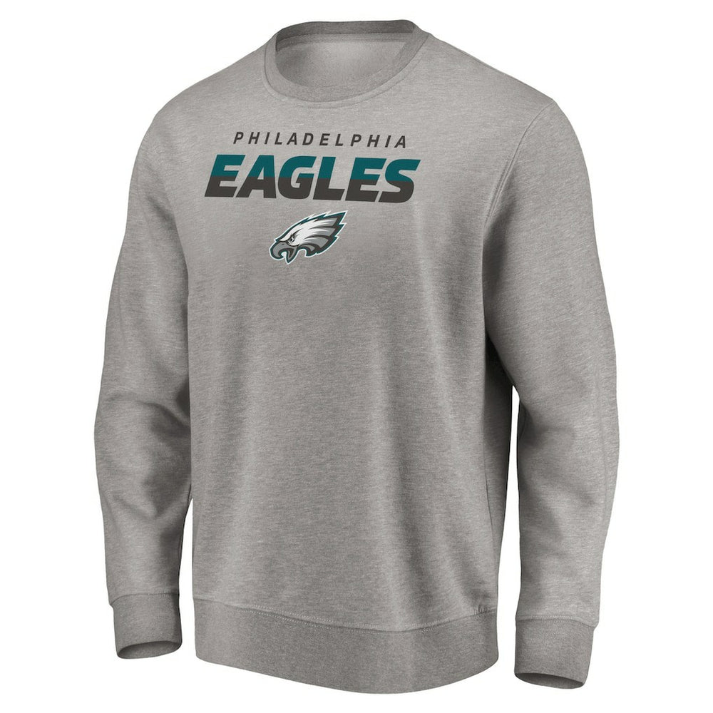 Philadelphia Eagles Elevate Play Pullover Sweatshirt Gray | NFL