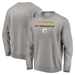 Pittsburgh Steelers Elevate Play Pullover Sweatshirt Gray | NFL