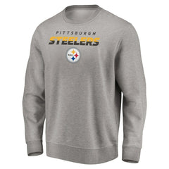 Pittsburgh Steelers Elevate Play Pullover Sweatshirt Gray | NFL