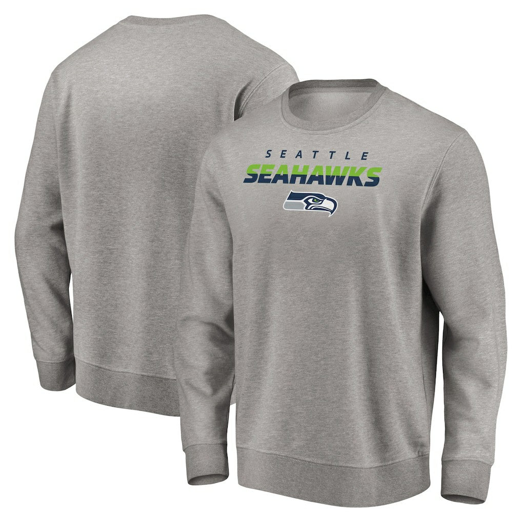 Seattle Seahawks Elevate Play Pullover Sweatshirt Gray | NFL