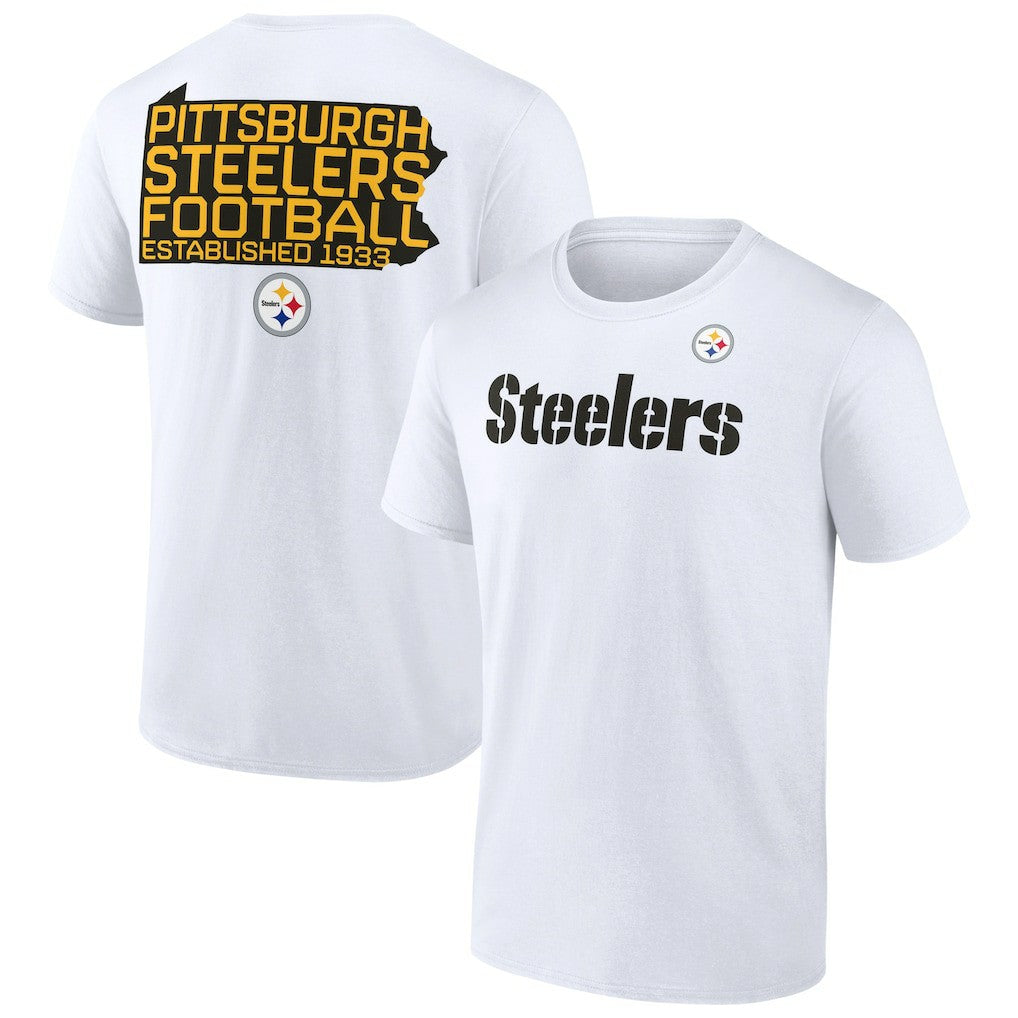 Pittsburgh Steelers Hot Shot T-Shirt White | NFL