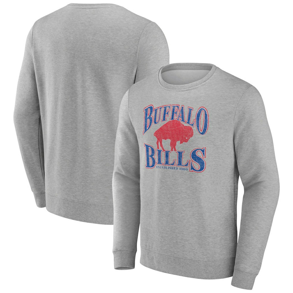 Buffalo Bills Playability Pullover Sweatshirt Gray | NFL