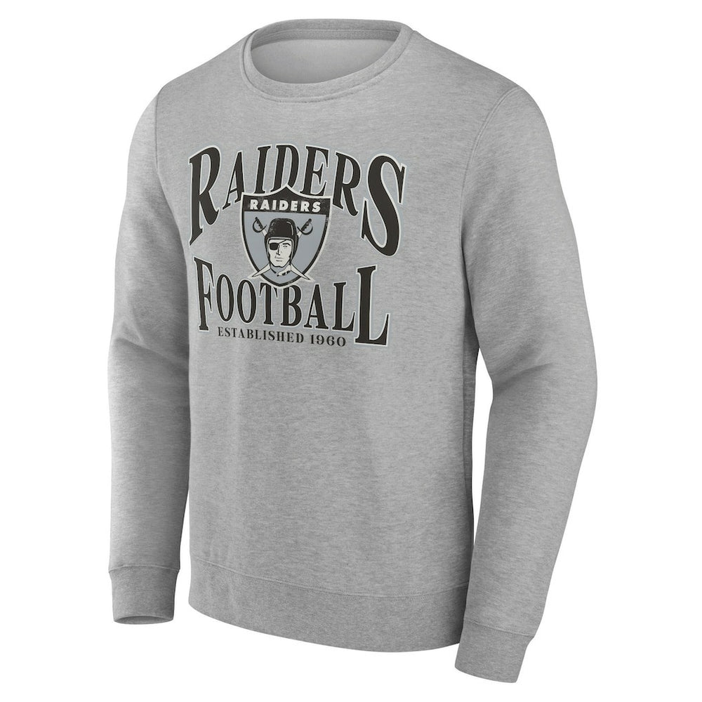 Las Vegas Raiders Playability Pullover Sweatshirt Gray | NFL