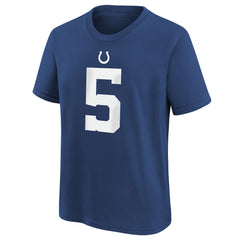 Anthony Richardson Indianapolis Colts Youth Player Name & Number T-Shirt Royal | Nike for Sale