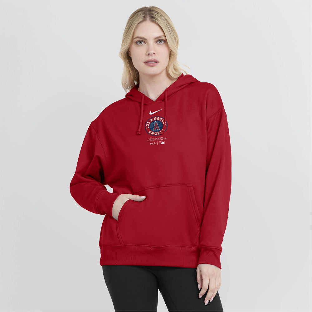 Los Angeles Angels Nike Women's City Connect Practice Performance Pullover Hoodie - MLB