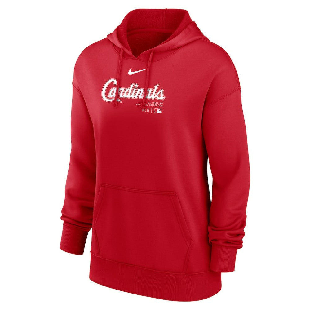 St. Louis Cardinals Nike Women's Authentic Collection Performance Pullover Hoodie - MLB