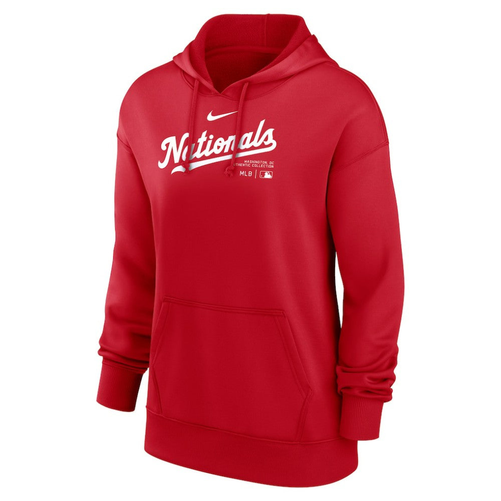 Washington Nationals Nike Women's Authentic Collection Performance Pullover Hoodie - MLB