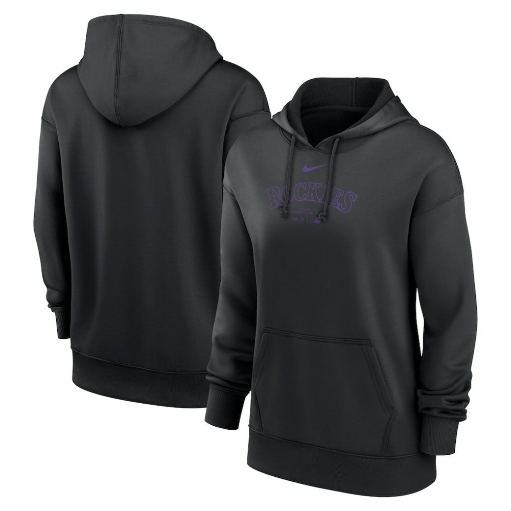 Colorado Rockies Nike Women's Authentic Collection Performance Pullover Hoodie - MLB