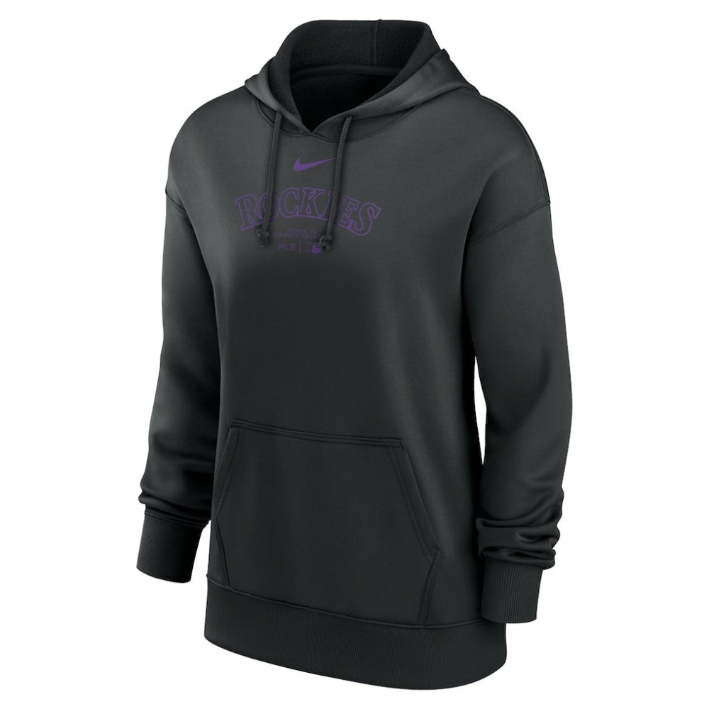 Colorado Rockies Nike Women's Authentic Collection Performance Pullover Hoodie - MLB