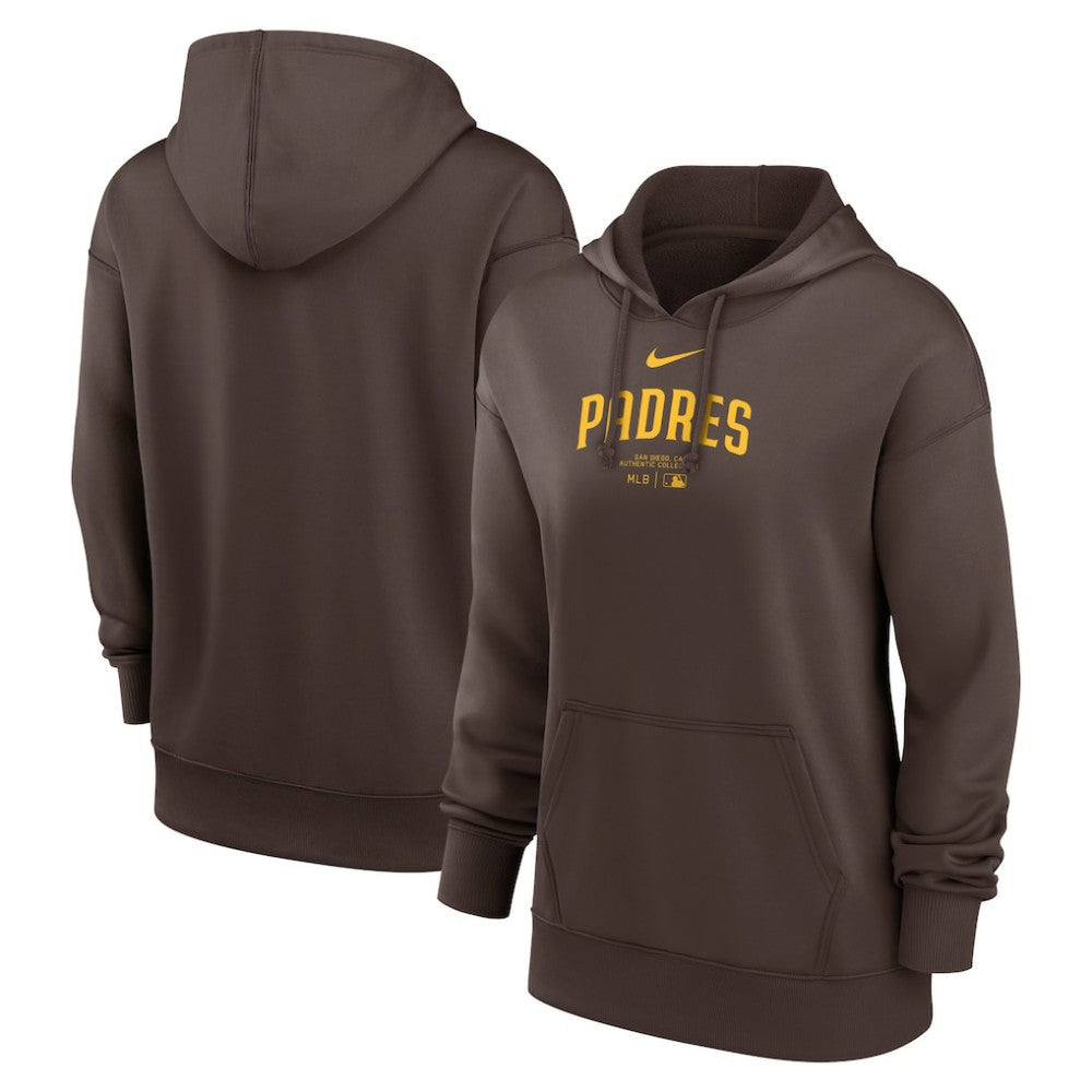 San Diego Padres Nike Women's Authentic Collection Performance Pullover Hoodie - MLB