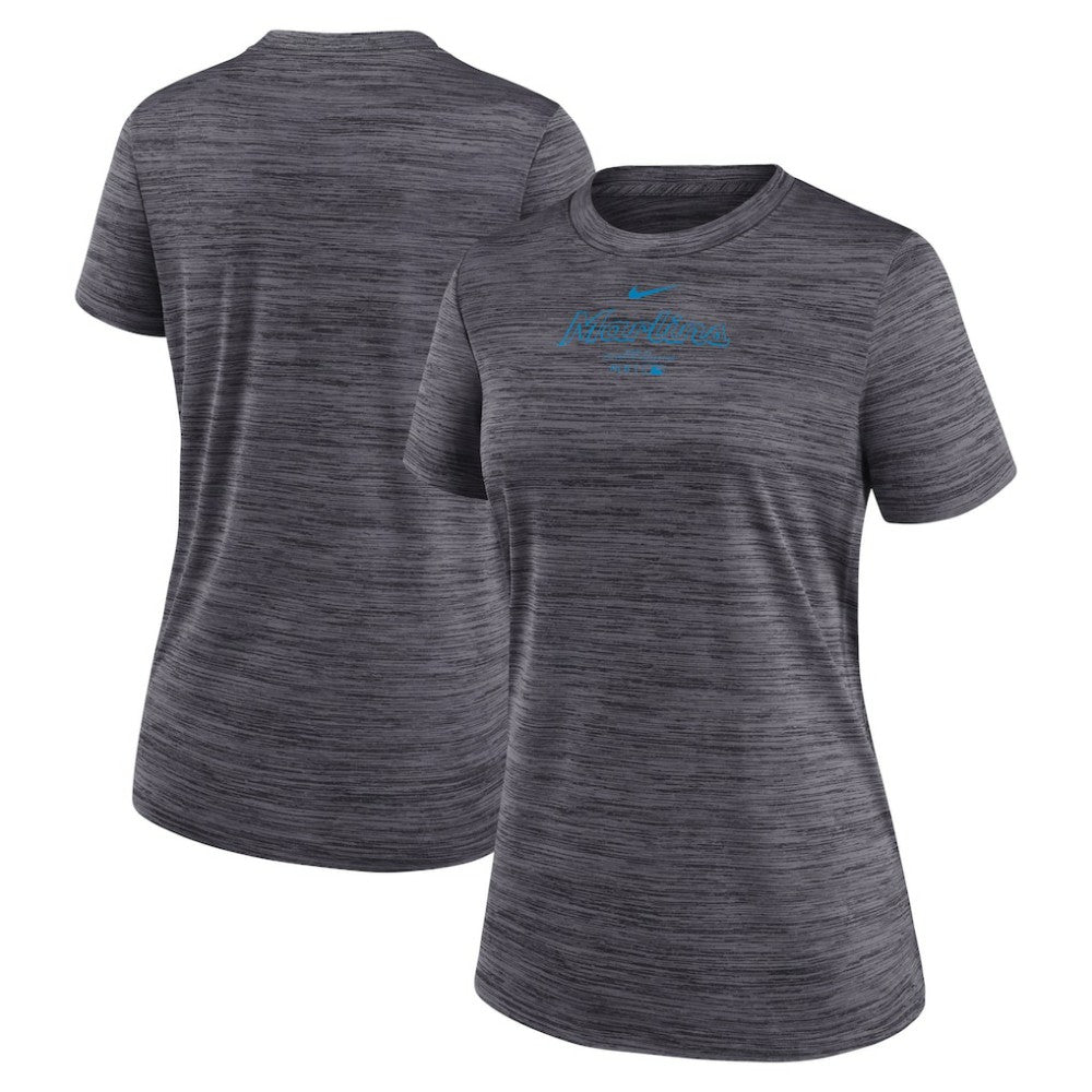 Miami Marlins Nike Women's Authentic Collection Velocity Performance T-Shirt - MLB