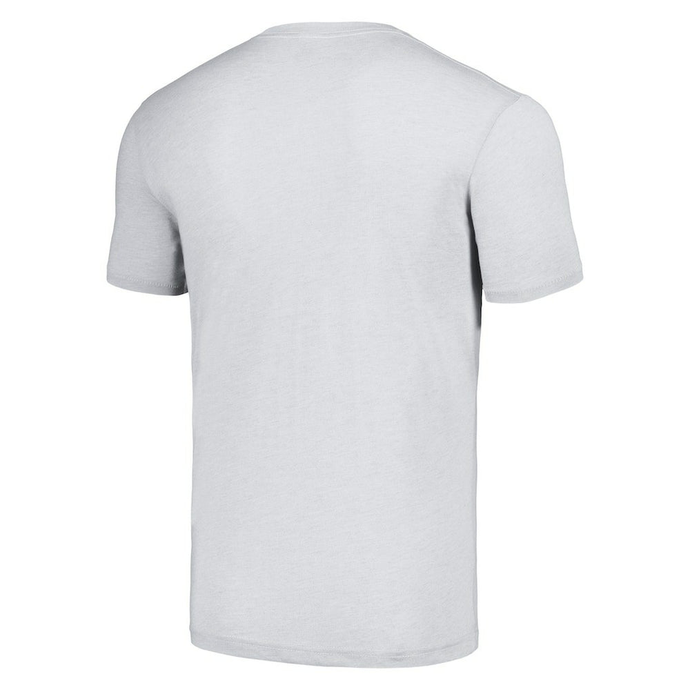 Bryce Young Carolina Panthers Homage Unisex Caricature Player Tri-Blend T-Shirt Ash | NFL