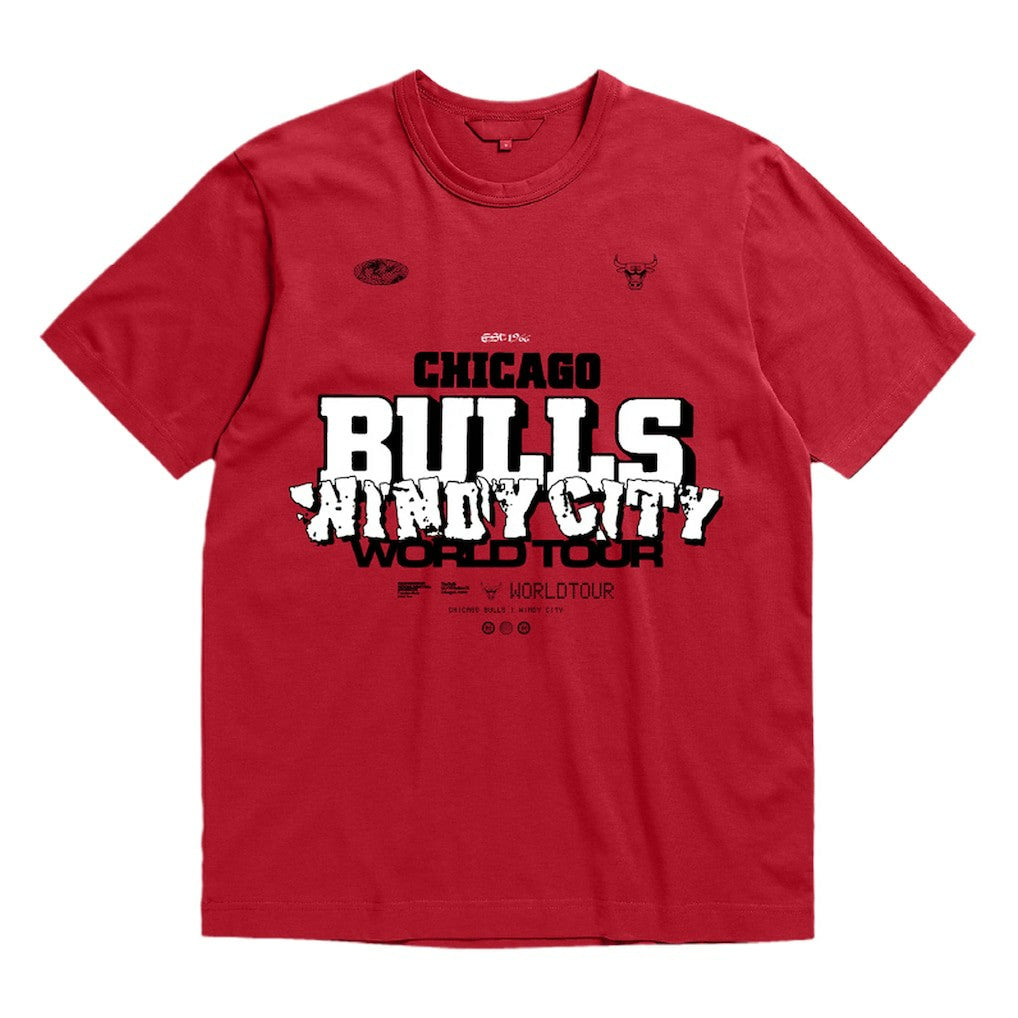 Chicago Bulls Bleacher Report x  Unisex World Tour T-Shirt Red - NBA