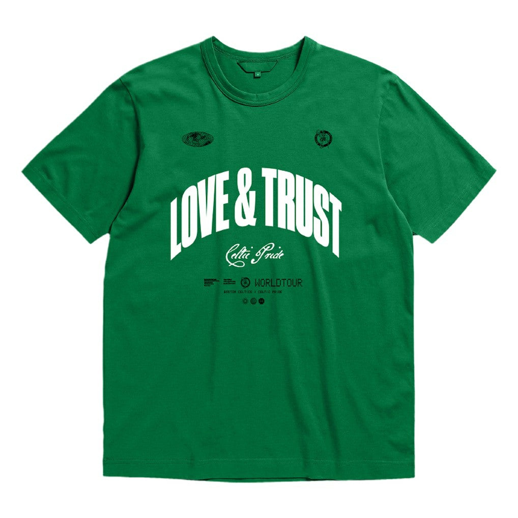 Boston Celtics Bleacher Report x  Unisex World Tour T-Shirt Kelly Green - NBA