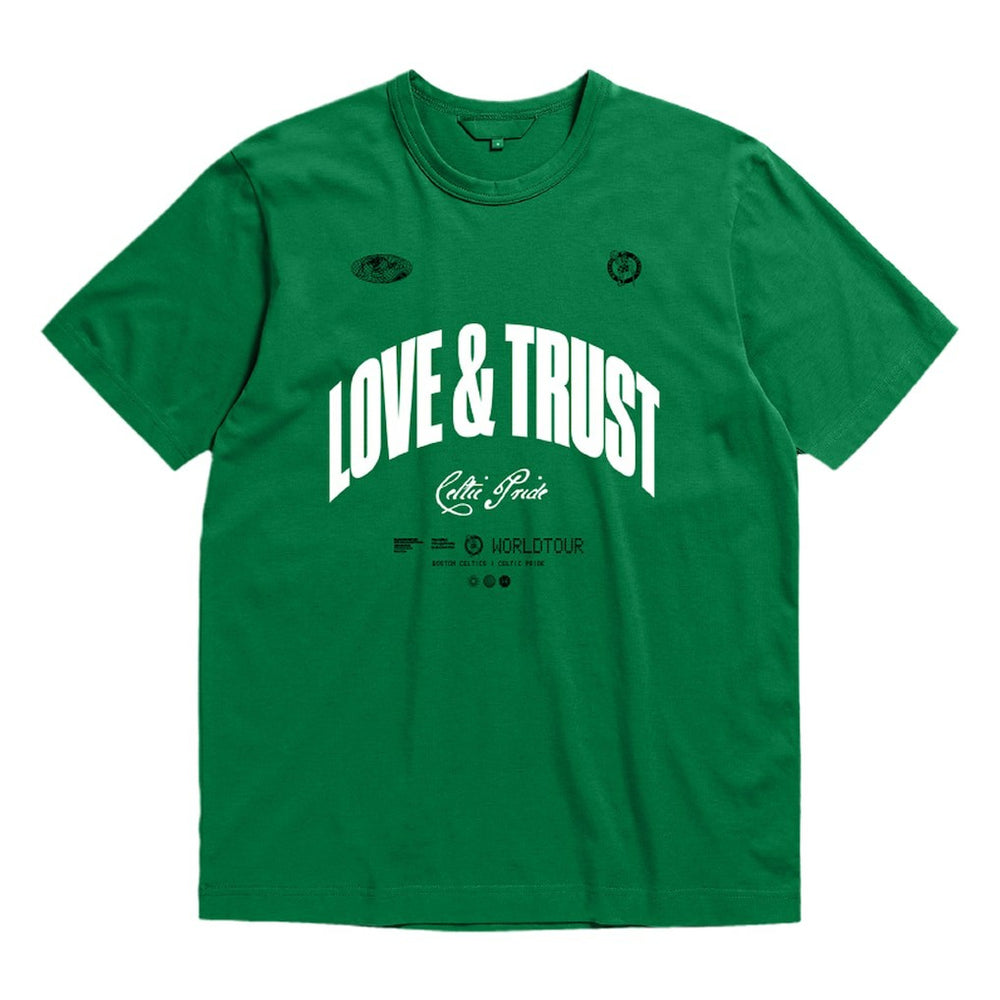 Boston Celtics Bleacher Report x  Unisex World Tour T-Shirt Kelly Green - NBA