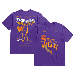 Phoenix Suns Bleacher Report x  Unisex World Tour T-Shirt Purple - NBA