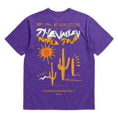 Phoenix Suns Bleacher Report x  Unisex World Tour T-Shirt Purple - NBA