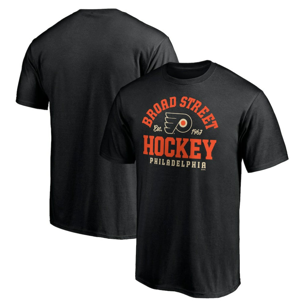 Philadelphia Flyers Hometown Collection Broad Street T-Shirt - Black - NHL