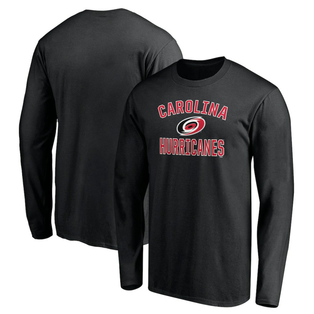 Carolina Hurricanes Victory Arch Long Sleeve T-Shirt - Black - NHL