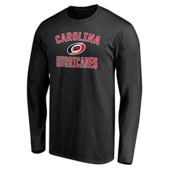 Carolina Hurricanes Victory Arch Long Sleeve T-Shirt - Black - NHL