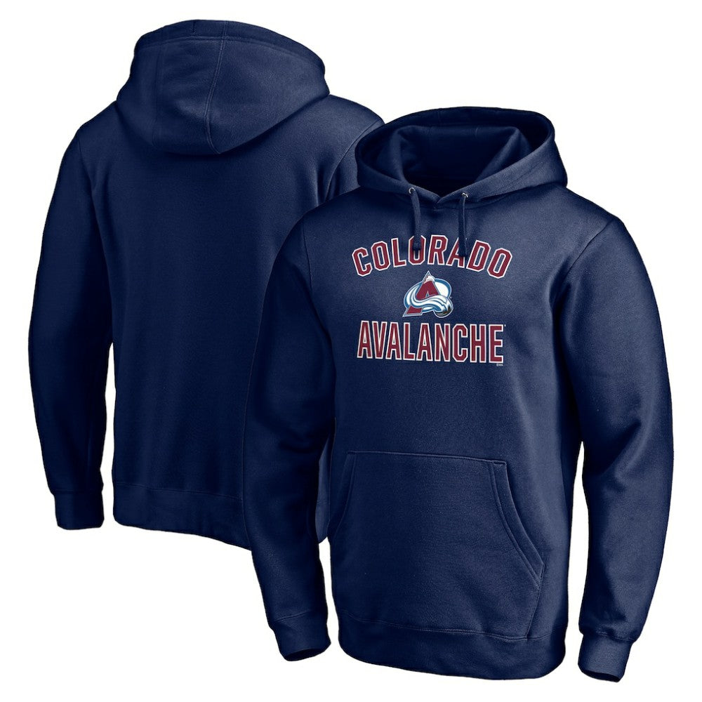 Colorado Avalanche Victory Arch Pullover Hoodie - Navy - NHL