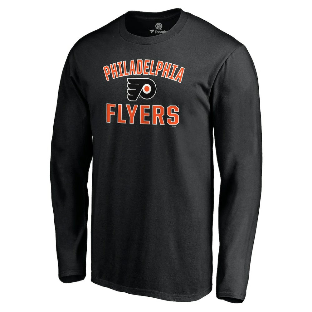 Philadelphia Flyers Victory Arch Long Sleeve T-Shirt - Black - NHL