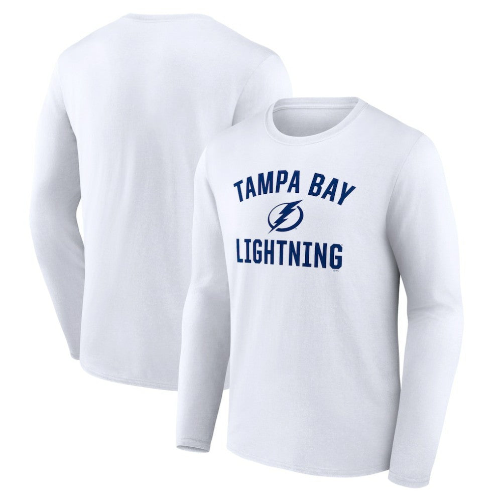 Tampa Bay Lightning Victory Arch Long Sleeve T-Shirt - White - NHL