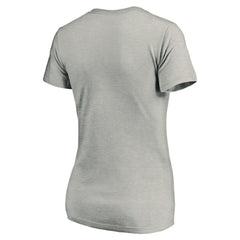 Seattle Kraken Women's Primary Logo V-Neck T-Shirt - Gray - NHL