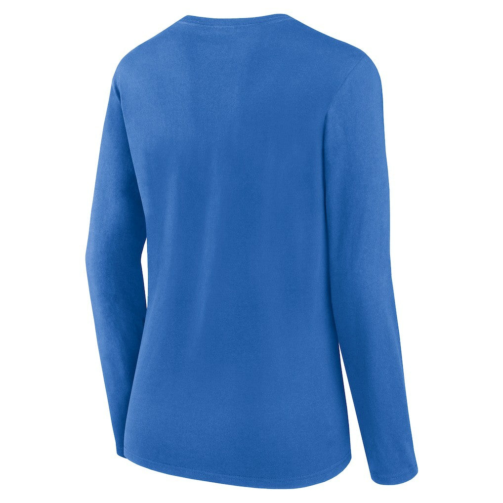 Los Angeles Chargers Women's Plus Size Foiled Play Long Sleeve T-Shirt Powder Blue | Fanatics