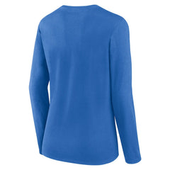 Los Angeles Chargers Women's Plus Size Foiled Play Long Sleeve T-Shirt Powder Blue | Fanatics