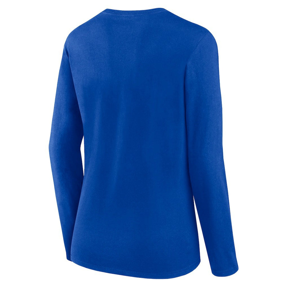 Los Angeles Rams Women's Plus Size Foiled Play Long Sleeve T-Shirt Royal | Fanatics