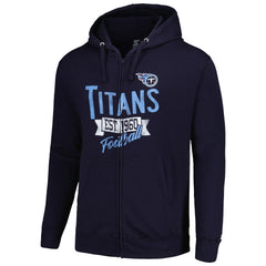 Tennessee Titans Starter Domestic Post Season Full-Zip Hoodie Navy | NFL