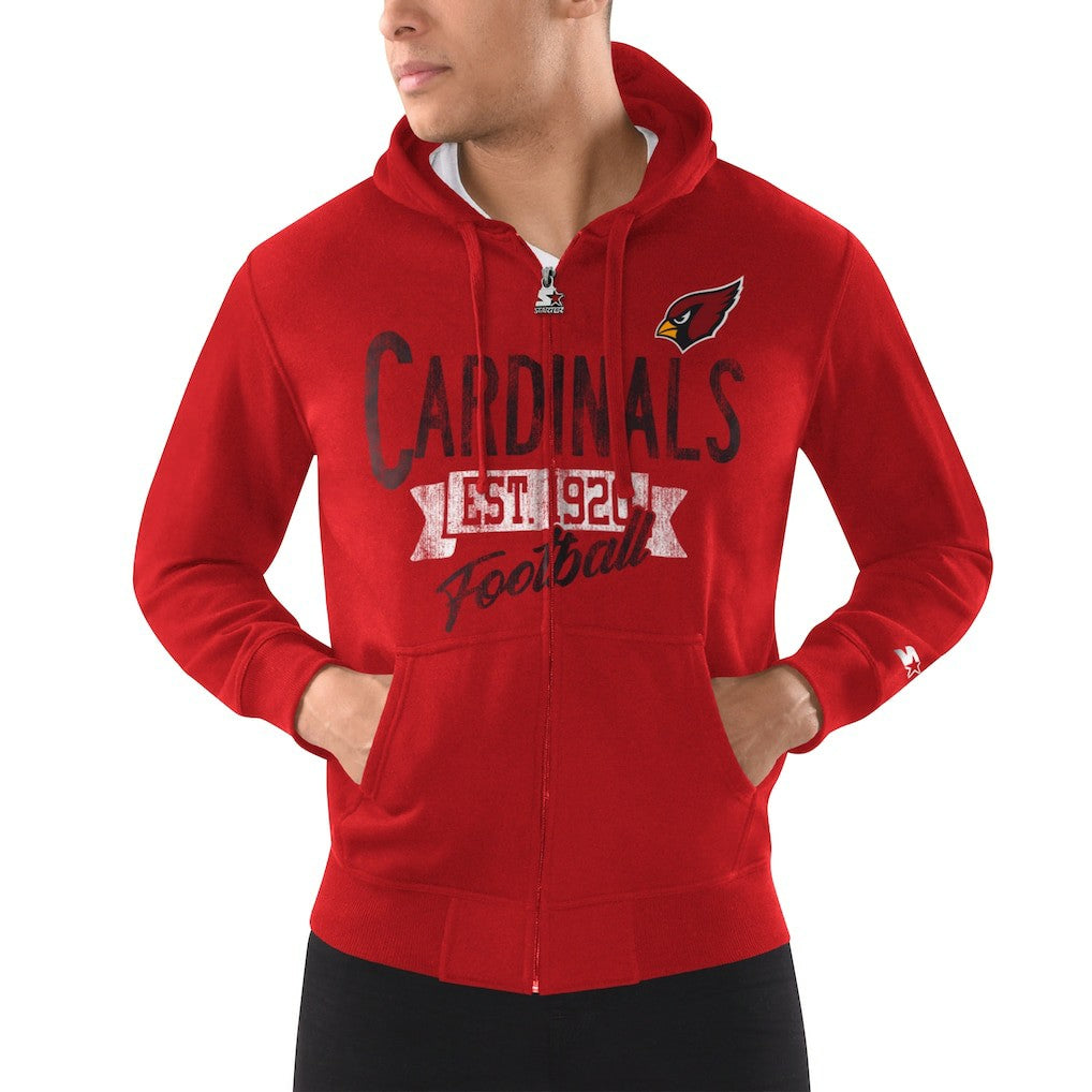 Arizona Cardinals Starter Domestic Post Season Full-Zip Hoodie Cardinal | NFL