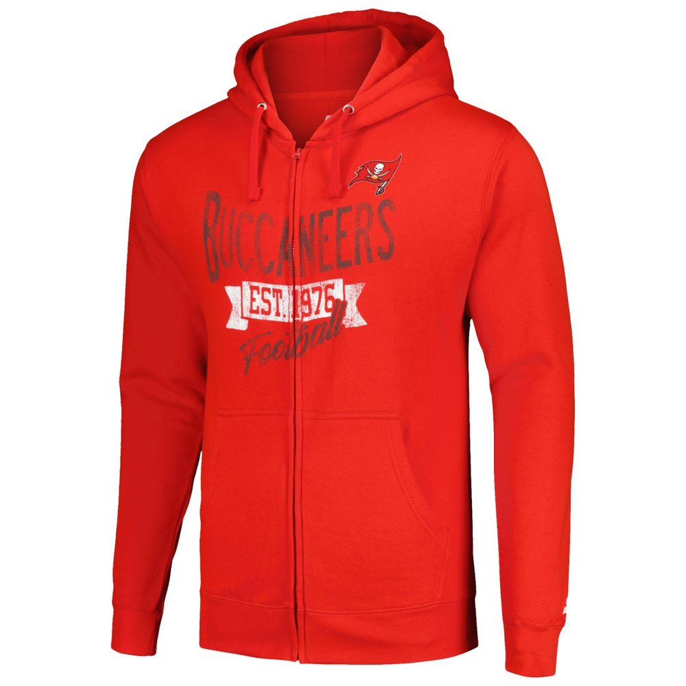 Tampa Bay Buccaneers Starter Domestic Post Season Full-Zip Hoodie Red | NFL