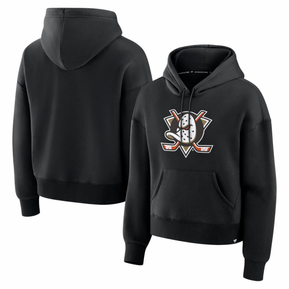 Anaheim Ducks Fanatics Women's Essential Hoodie - Black - NHL