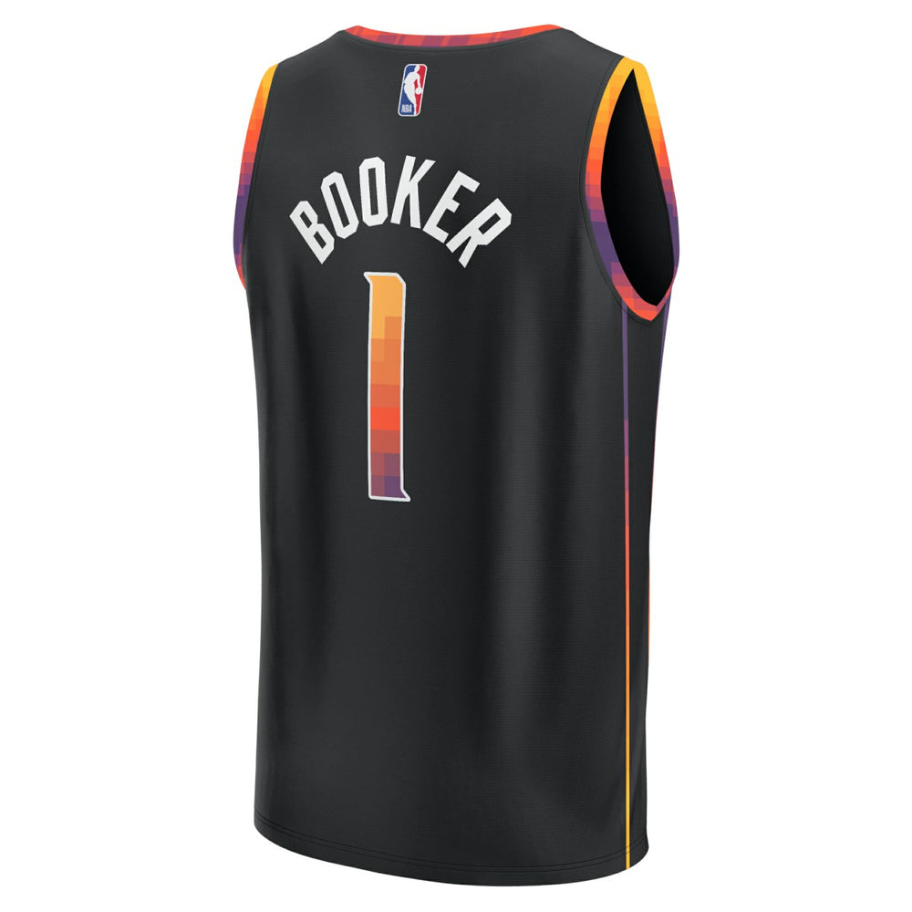 Devin Booker Phoenix Suns Youth Fast Break Player Jersey Statement Edition Black - NBA