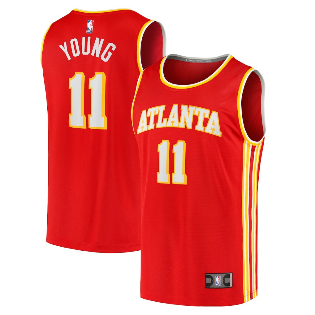 Trae Young Atlanta Hawks Fast Break Replica Jersey Icon Edition Red - NBA