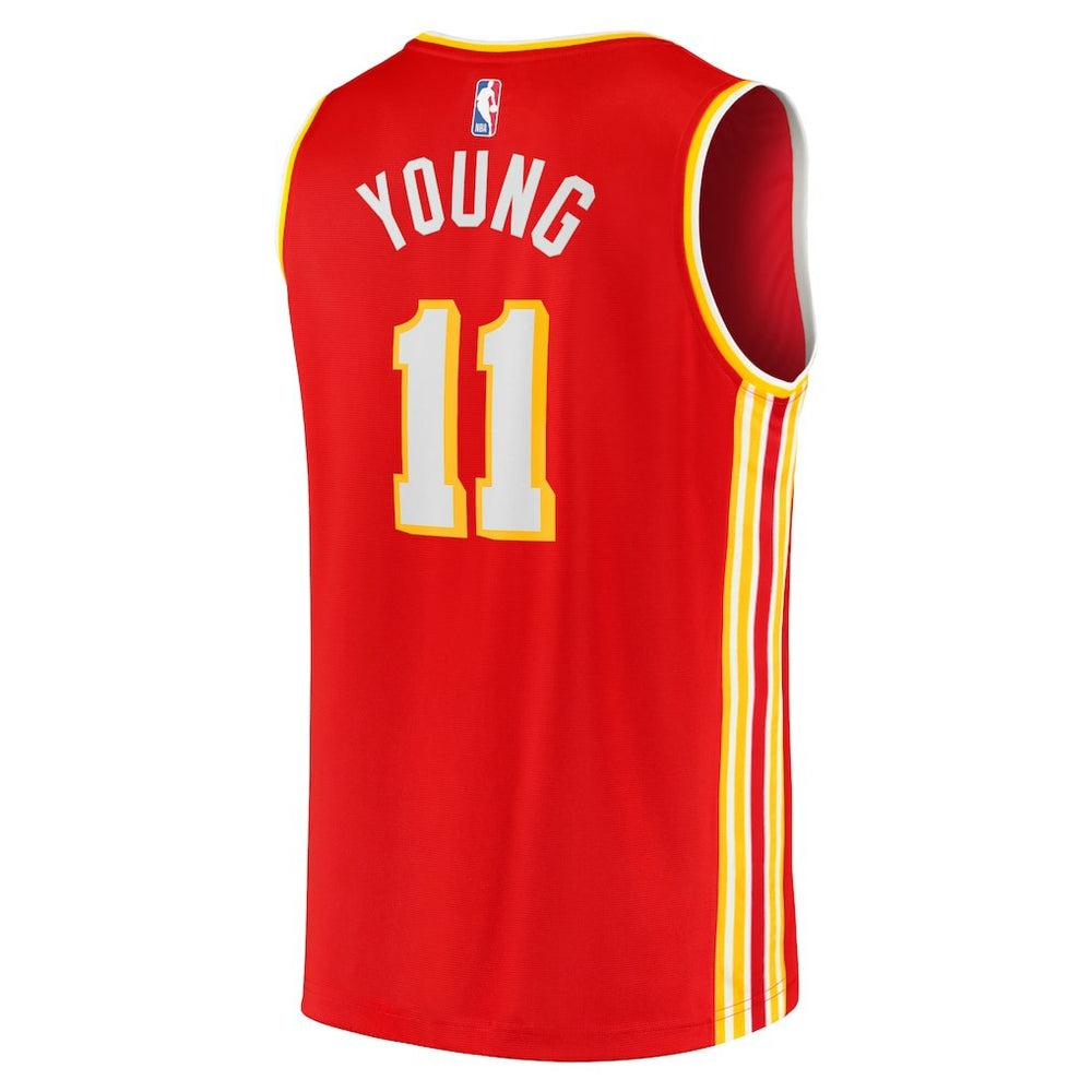 Trae Young Atlanta Hawks Fast Break Replica Jersey Icon Edition Red - NBA