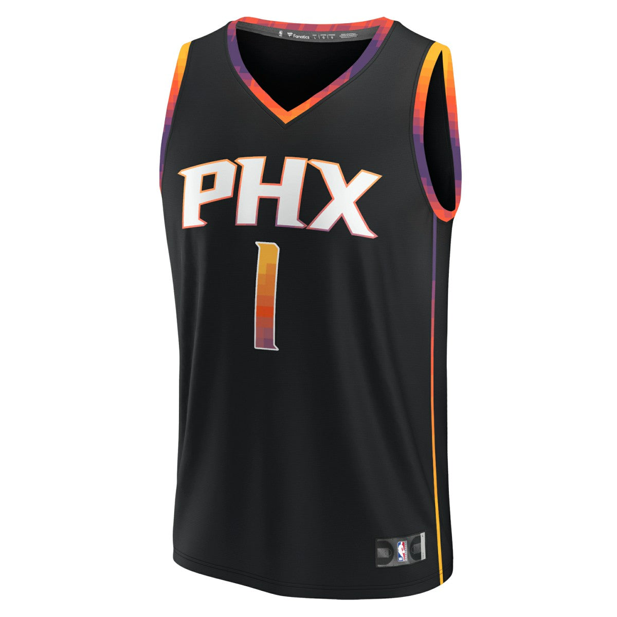 Devin Booker Phoenix Suns Fast Break Replica Player Jersey Statement Edition Black - NBA