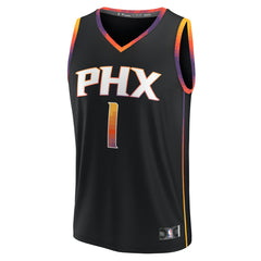 Devin Booker Phoenix Suns Fast Break Replica Player Jersey Statement Edition Black - NBA