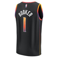 Devin Booker Phoenix Suns Fast Break Replica Player Jersey Statement Edition Black - NBA