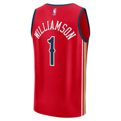 Zion Williamson New Orleans Pelicans Fast Break Replica Player Jersey Statement Edition Red - NBA