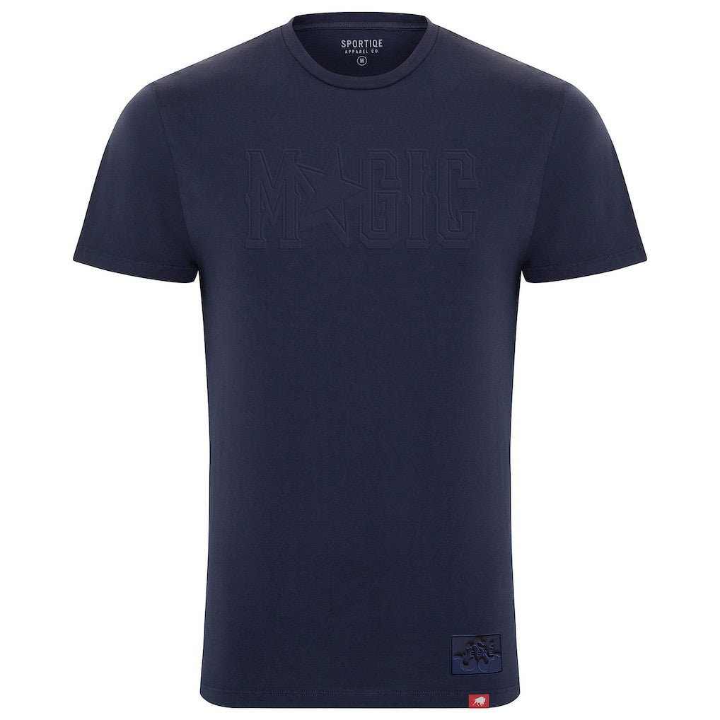 Orlando Magic x JEFRE Sportiqe Unisex 2023/24 City Edition Bingham T-shirt Heather Navy - NBA