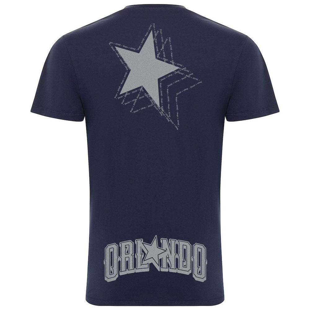 Orlando Magic x JEFRE Sportiqe Unisex 2023/24 City Edition Bingham T-shirt Heather Navy - NBA