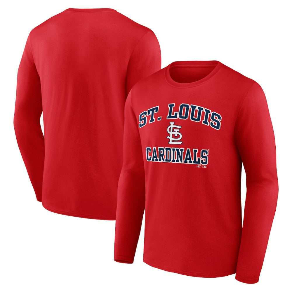 St. Louis Cardinals Logo Athletic Heart & Soul Long Sleeve T-Shirt - MLB