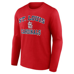 St. Louis Cardinals Logo Athletic Heart & Soul Long Sleeve T-Shirt - MLB