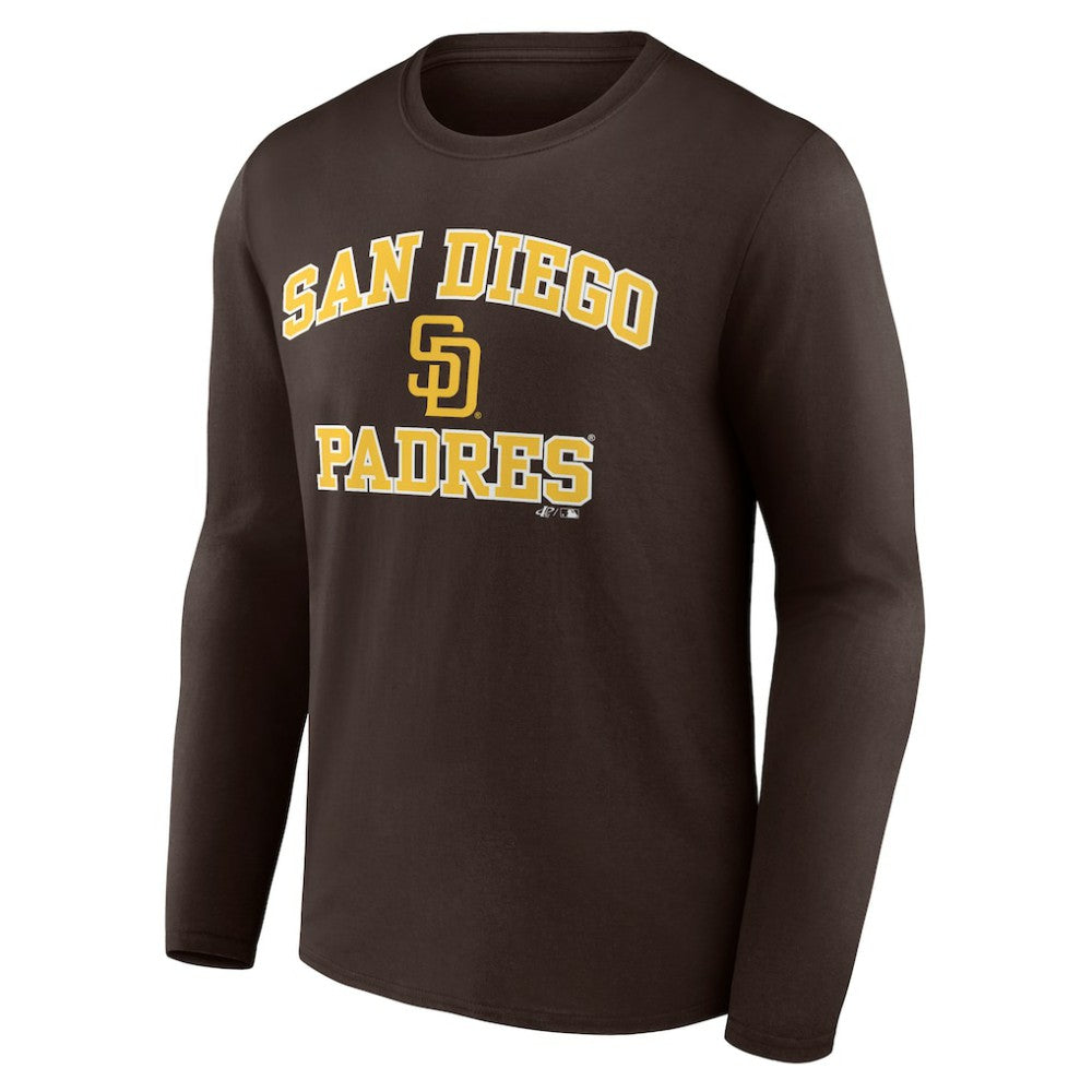 San Diego Padres Logo Athletic Heart & Soul Long Sleeve T-Shirt - MLB