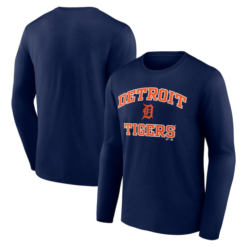 Detroit Tigers Logo Athletic Heart & Soul Long Sleeve T-Shirt - MLB